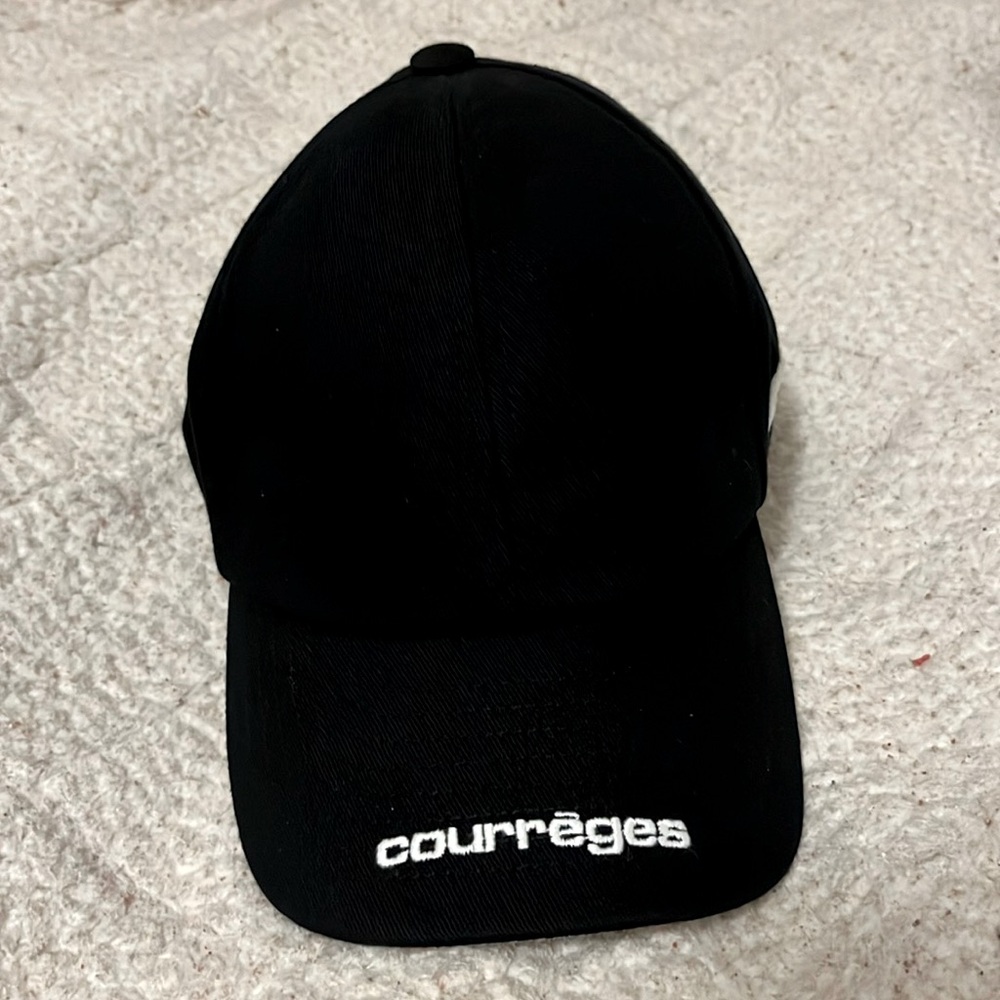 NWOT Courrèges Logo Patch Cotton Baseball Hat